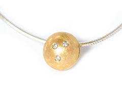 Anhaenger Gold 750, Brillanten 0,28 ct