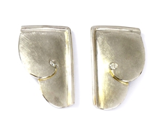 Ohrstecker in Platin 950 mit Brillanten