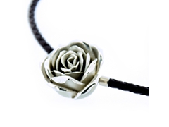 Wechselschliesse Rose Silber 925